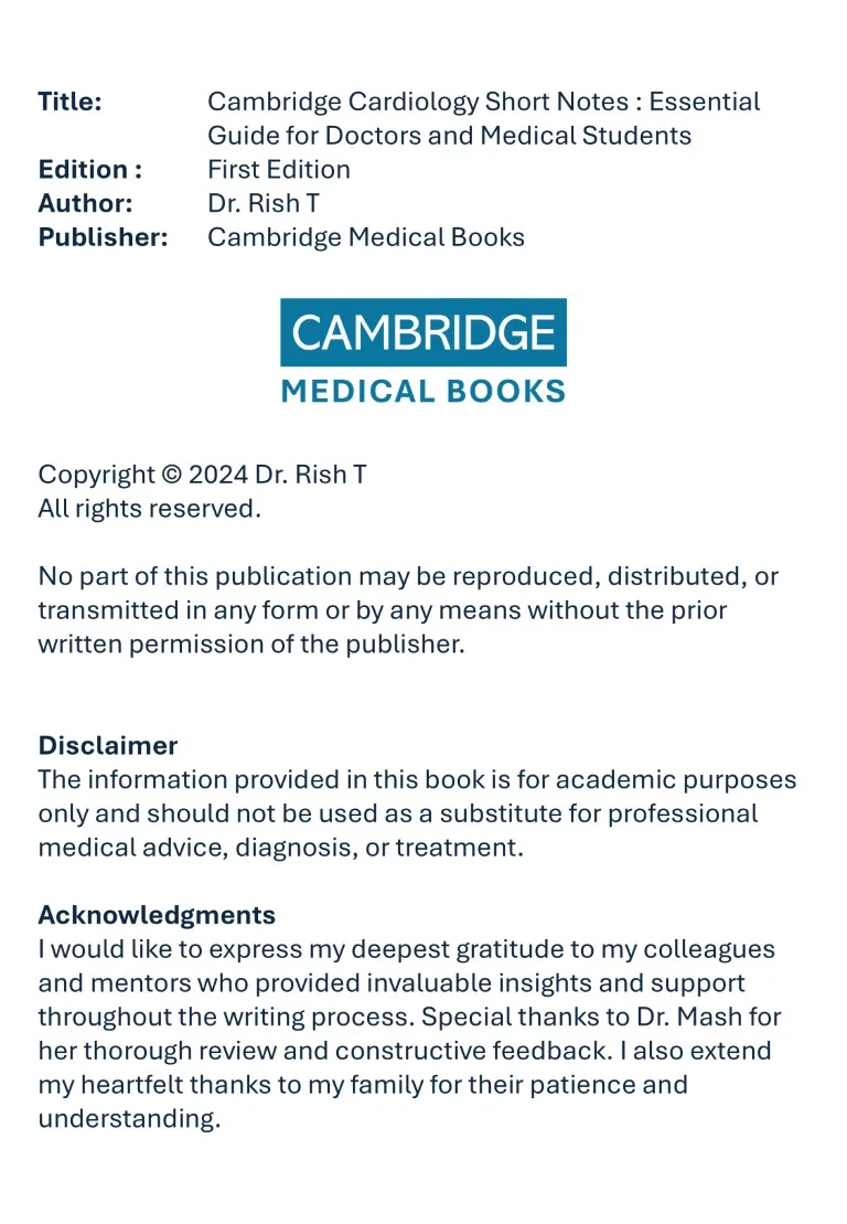 Download Cambridge Cardiology Short Notes Book Sample (2)