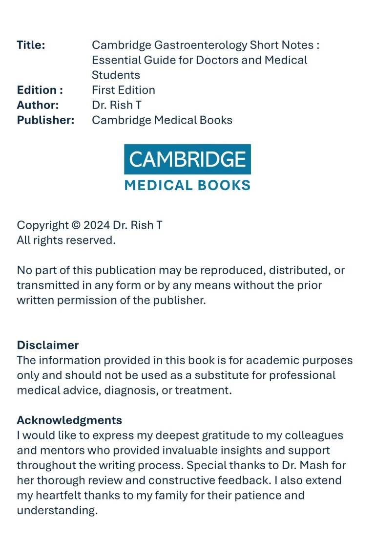 Download Cambridge Gastroenterology Short Notes Book Sample (2)