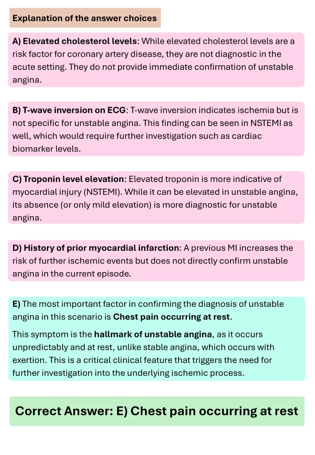 Cambrdidge Cardiology MCQ Explanation Book sample images (15)