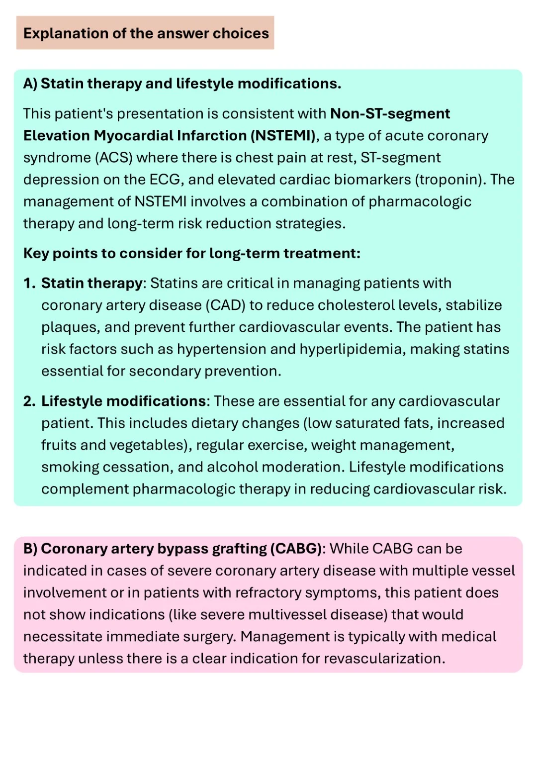 Cambrdidge Cardiology MCQ Explanation Book sample images (17)